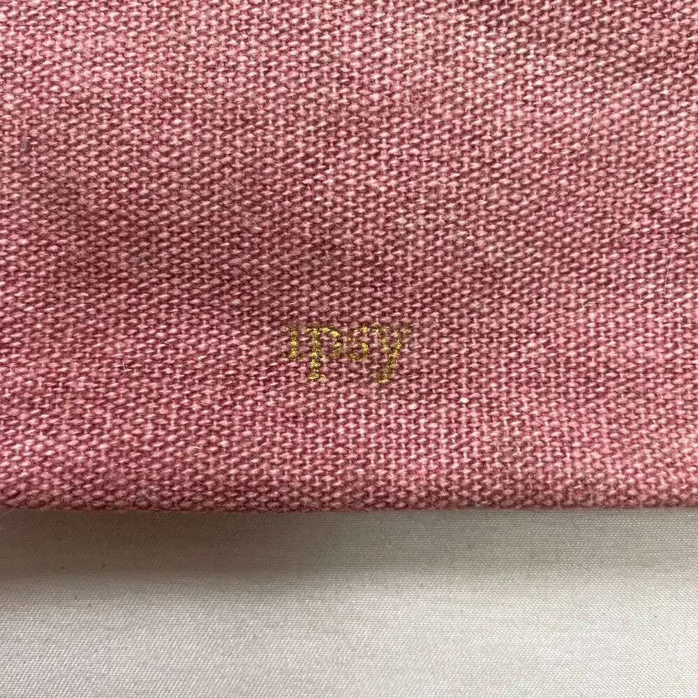 Ipsy Makeup Bag Pink Star Consellations Zipper Pouch Coin Wallet Purse Accessory